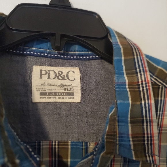 Paper Denim and Co Plaid Large Shirt - Picture 7 of 7